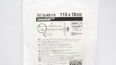 CareFusion DJ4011X Jamshidi Bone Marrow Biopsy/Aspiration Ndle 11G x 10cm